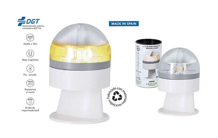 Baliza de emergencia v16 geolocalizada